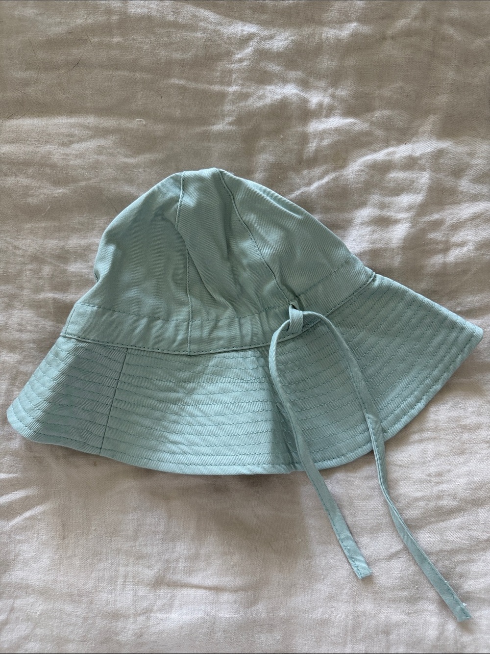 Zara Baby Kids Light Blue Cotton Sun Hat